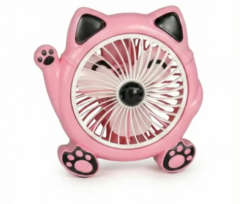 VENTILADOR PORTÁTIL KAWAII – DISEÑO GATITO