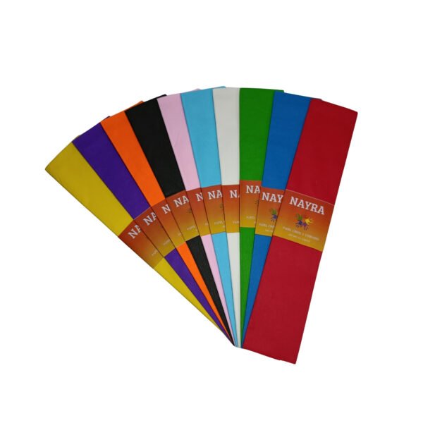 Papel Crepe Papel crepé - 10 pliegos