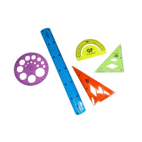 Set de Reglas Flexibles 5 piezas