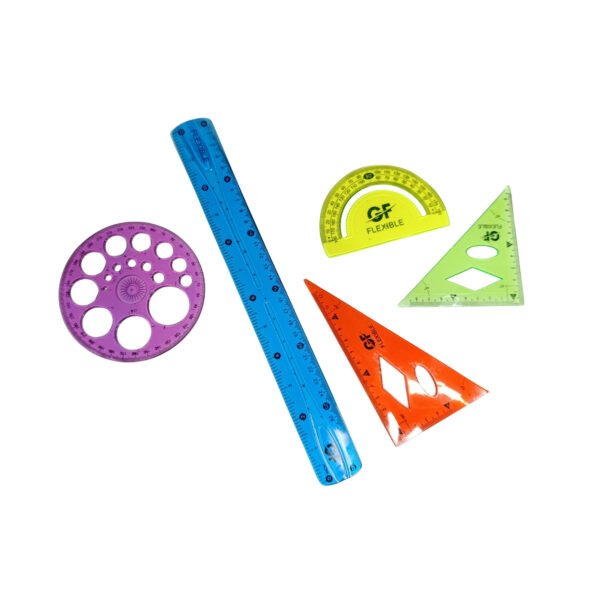 Set de Reglas Flexibles 5 piezas